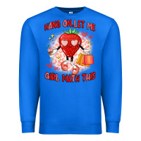 True Royal hang on,let me girl math this Premium Sweatshirt - Artiststas