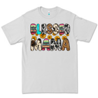Dove Grey blessed mama Premium Tee - Zillion Design Studio