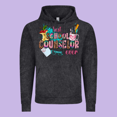 Best School Counselor Ever Vintage Hoodie Designed By Adodesignshop
