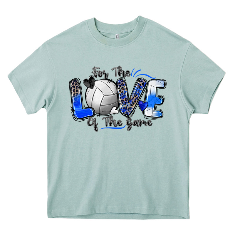 For The Love Of The Game Volleyball Heavy Core Tee by Zillion Design Studio | Teevron