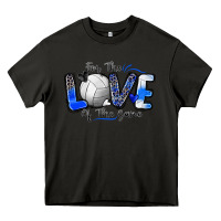 Asphalt for the love of the game volleyball Heavy Core Tee - Zillion Design Studio