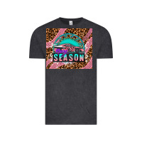 Vintage Black pink racing car Vintage Tee - AdoDesignShop