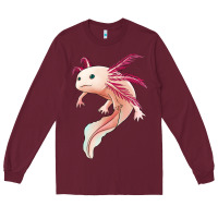 Burgundy axolotl Long Sleeve Tee - Jasminsmagicworld