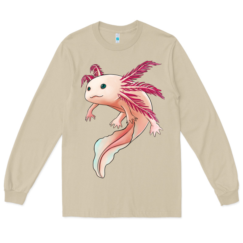 Axolotl Long Sleeve Tee by Jasminsmagicworld | Teevron