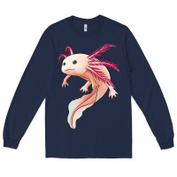 Navy axolotl Long Sleeve Tee - Jasminsmagicworld