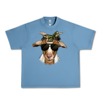 Pebble Blue camouflage bandana goat Urban Heavy Tee - Jasminsmagicworld