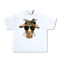 White camouflage bandana goat Urban Heavy Tee - Jasminsmagicworld