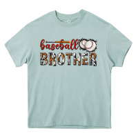 Arona baseball brother with leopard Heavy Core Tee - texasbilliewilder