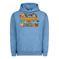 Pigment Pebble Blue one thankful mawmaw Urban Hoodie - CowGirlArtShop
