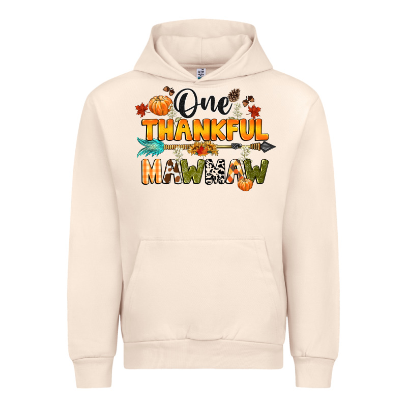 One Thankful Mawmaw Urban Hoodie by CowGirlArtShop | Teevron