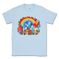 Dusty Blue back to school pre school 3200x2400 Classic Tee - AdoDesignShop