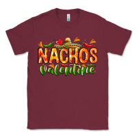 Burgundy Nachos Valentine Classic Tee - CowhideDigitalArt