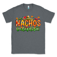 Charcoal Heather Nachos Valentine Classic Tee - CowhideDigitalArt