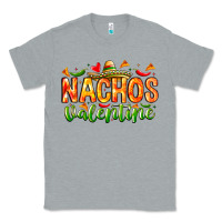 Heather Grey Nachos Valentine Classic Tee - CowhideDigitalArt