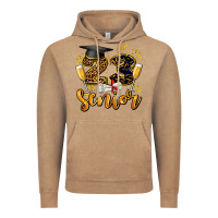 Vintage Coffee 23 senıor wıth champagne Vintage Hoodie - AdoDesignShop