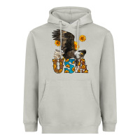 Moon Dust Western Usa Eagle 4th of July Heavyweight Hoodie - LillyAllenDesigns