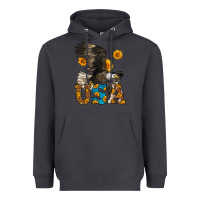 Smoke Western Usa Eagle 4th of July Heavyweight Hoodie - LillyAllenDesigns