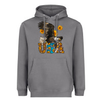 Storm Western Usa Eagle 4th of July Heavyweight Hoodie - LillyAllenDesigns