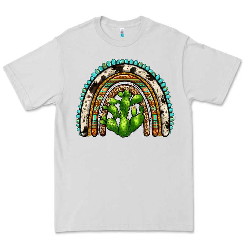 Western Cactus Rainbow Premium Tee by Zillion Design Studio | Teevron