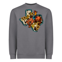 Storm rodeo sunflower texas map Heavyweight Sweatshirt - JahusDesignShop