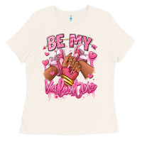 Bone be my valentine afro girl sneakers Ladies Tee - RanaPortraitStore