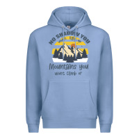 Colony Blue Christian No Shadow You Wont Light Up No Mountain Premium Hoodie - Bettercallsaul