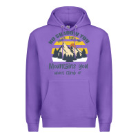 Purple Christian No Shadow You Wont Light Up No Mountain Premium Hoodie - Bettercallsaul