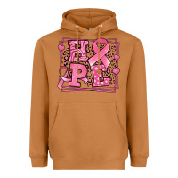 Western Hope Breast Cancer Awareness Ribbon Heavyweight Hoodie | Teevron