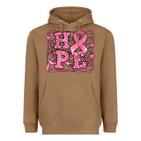 Toasted Coconut Western Hope Breast Cancer Awareness Ribbon Heavyweight Hoodie - LillyAllenDesigns