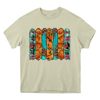 Mossy basketball serape cowhide turquoise leopard glitter  brushstrokes Heavy Core Tee - Artiststas