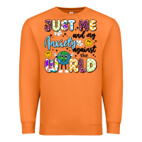 Carrot just me and my anxiety against the world Premium Sweatshirt - Artiststas