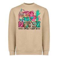 Nurse Coffee Scrubs Rubber Gloves Heavyweight Sweatshirt | Teevron