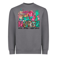 Storm nurse coffee scrubs rubber gloves Heavyweight Sweatshirt - Jasminsmagicworld