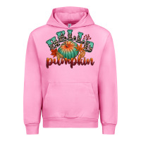 Fuchsia Pink hello pumpkin Urban Hoodie - CowGirlArtShop