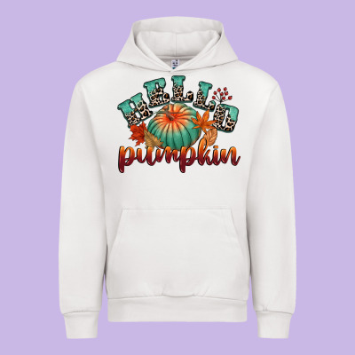 Hello Pumpkin Urban Hoodie Designed By Cowgirlartshop