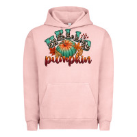 Pigment Salmon hello pumpkin Urban Hoodie - CowGirlArtShop