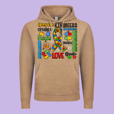 Autism Awareness Vintage Hoodie Designed By Jahusdesignshop