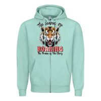 Seafoam the heavens are roaring tiger Zipper Hoodie - MaliasSmallBusiness