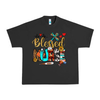 Pigment Black blessed nurse Urban Heavy Tee - BundleAndBundleShop