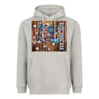 Western Reel Cool Dad American Flag Bass Heavyweight Hoodie | Teevron