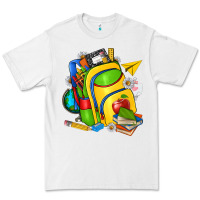 White school bag Premium Tee - texasbilliewilder