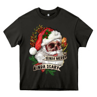 Asphalt Kinda merry kinda scary Heavy Core Tee - RanaPortraitStore