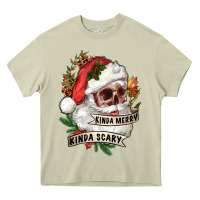 Mossy Kinda merry kinda scary Heavy Core Tee - RanaPortraitStore