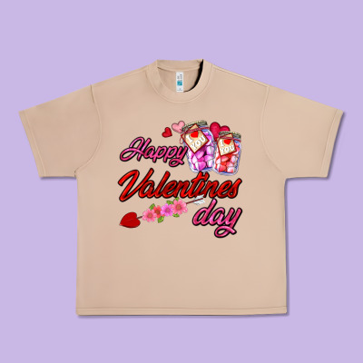 Happy Valentines Day Urban Heavy Tee Designed By Adodesignshop