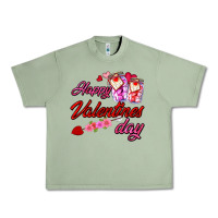 Oil Green happy valentines day Urban Heavy Tee - AdoDesignShop