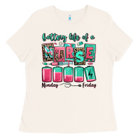 Battery Life Of A Nurse Ladies Tee | Teevron