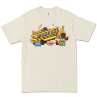 Bone school bus driver Premium Tee - texasbilliewilder