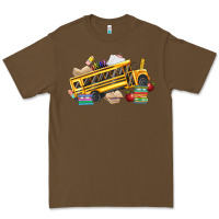 Cacao school bus driver Premium Tee - texasbilliewilder