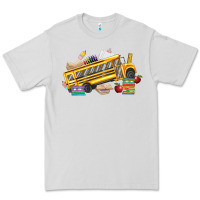Dove Grey school bus driver Premium Tee - texasbilliewilder