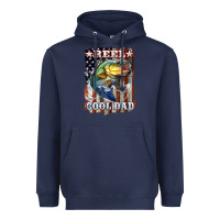 Navy Reel Cool Dad Bass 4th of July Heavyweight Hoodie - LillyAllenDesigns